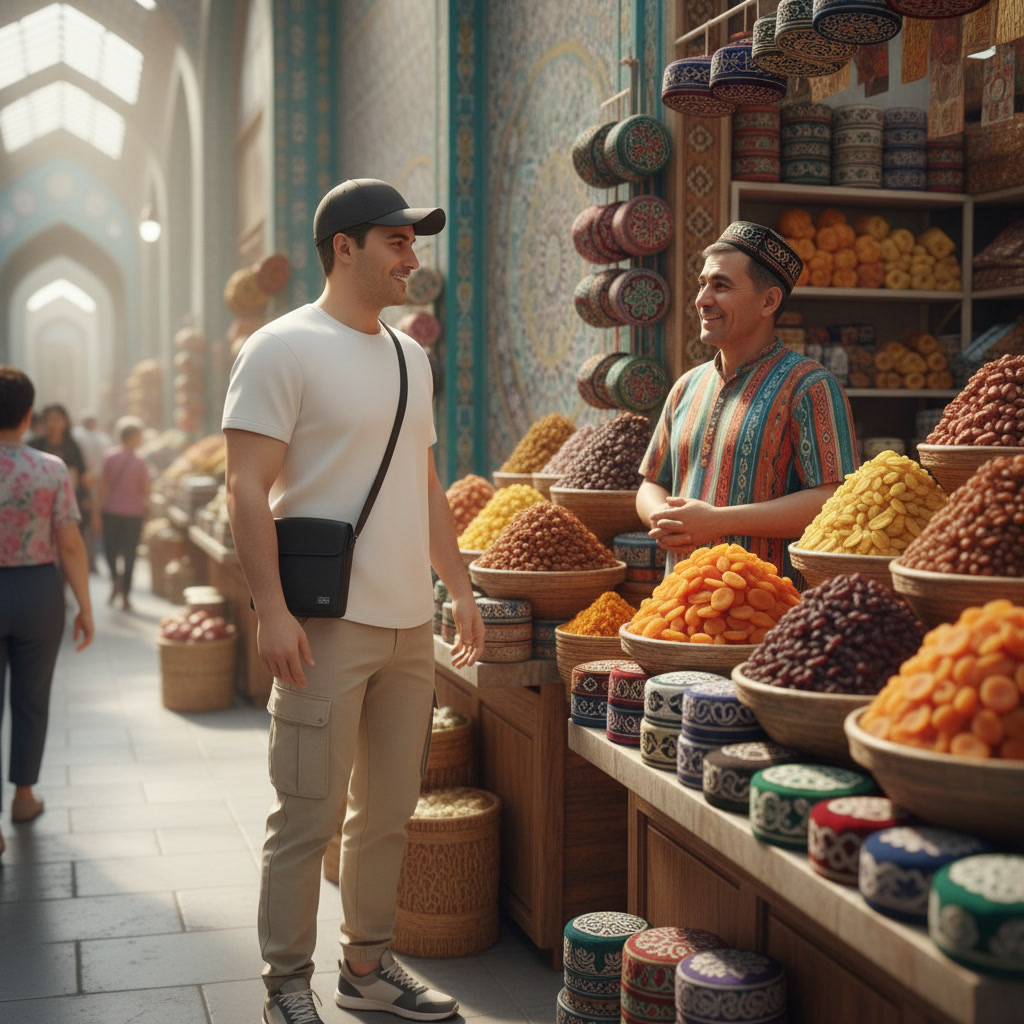 صحنه خرید از بازار